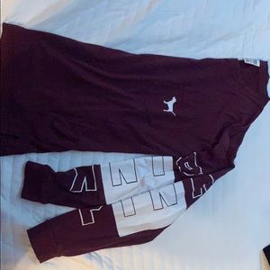 burgundy PINK long sleeved shirt